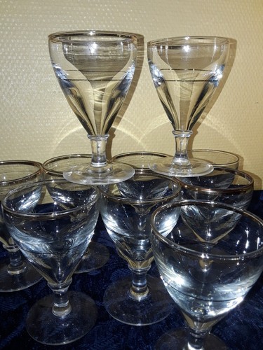 Lot verres a pied - de,