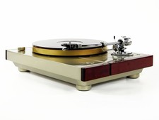 Thorens TD 320 Champagne Rénové Avec Bras Ton SME 3009 Et Panneaux De Boîtier