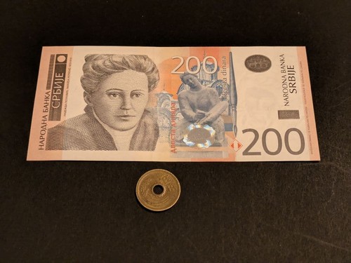 Billet 200 dinars serbie - de,
