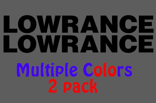 Lowrance logo decal - lowrance,