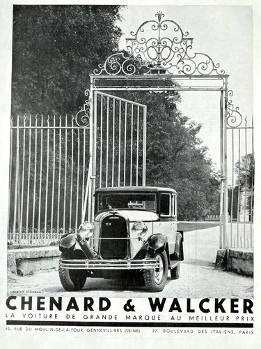 Publicité 1931 - -,
