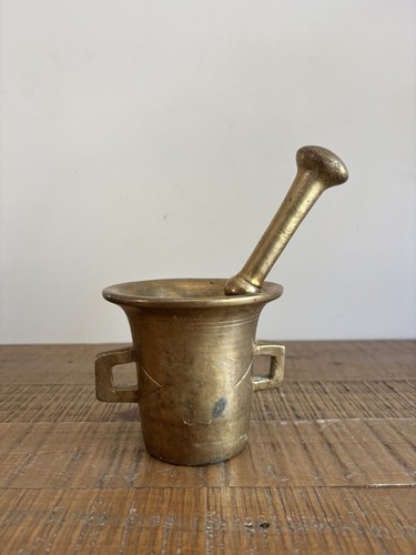 Ancien mortier bronze avec - ancien,