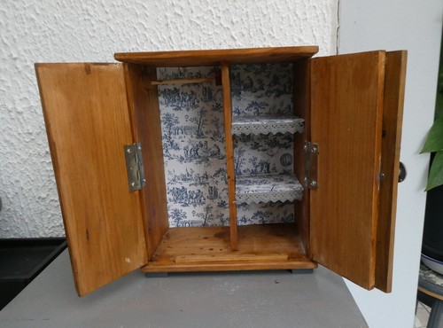 Armoire poupee bois - armoire, de