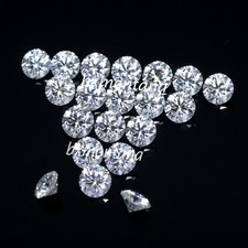 Diamant blanc rond naturel
