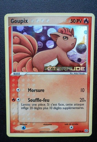 Pokémon carte goupix 62 - pokémon,