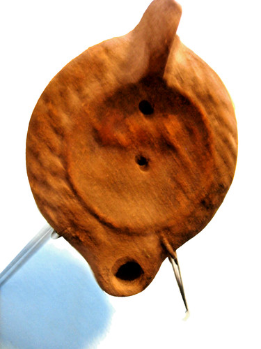 Lampe huile romaine - lampe,
