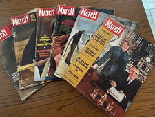 PARIS MATCH 1970 (6 revues)