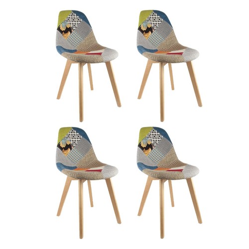 Lot chaises scandinave - de, 4