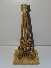 -SUPERBE PIED de LAMPE Fer