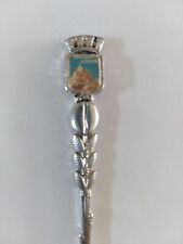 cuillère collection écusson Lisieux grain de café métal argenté