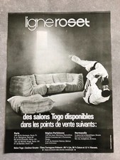 Publicité de presse 1979 Salons LIGNE ROSET
