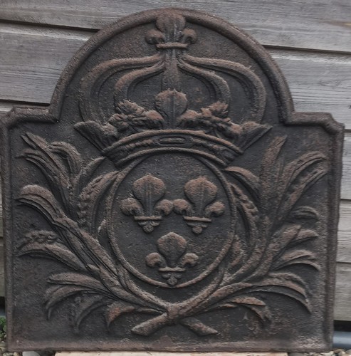 Taque cheminée fonte - taque,