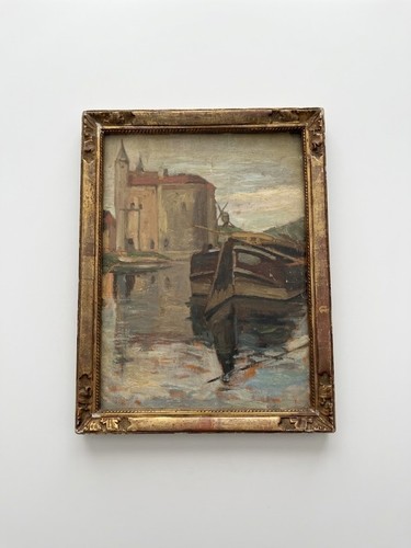 Tableau ancien huile - ancien, panneau