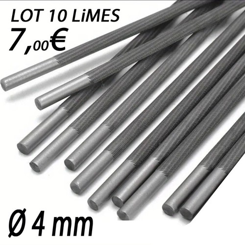 Lot limes chaine - ,