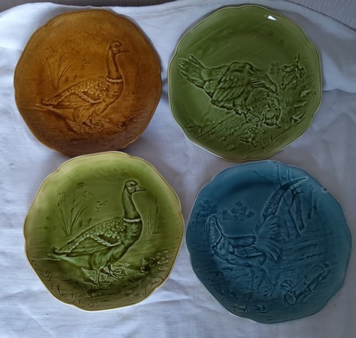Assiettes barbotine terre de - 4,