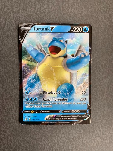 Carte pokémon tortank v - carte,