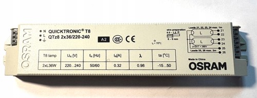 Osram quicktronic qtz8 2x36 - t8,