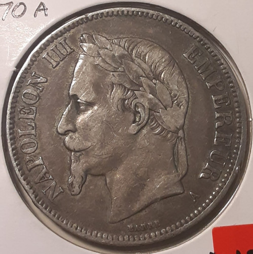 1870 france francs silver - france,
