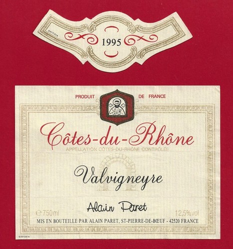 Vr19 etiquette côtes - côtes, du