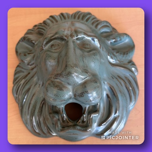 Grande tete lion céramique - grande,