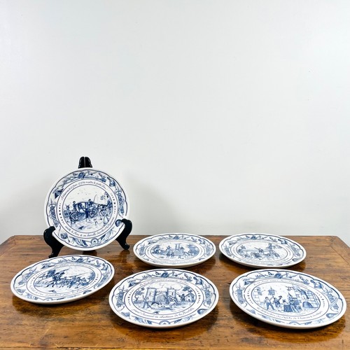 Set revolutionary plates - set, 6