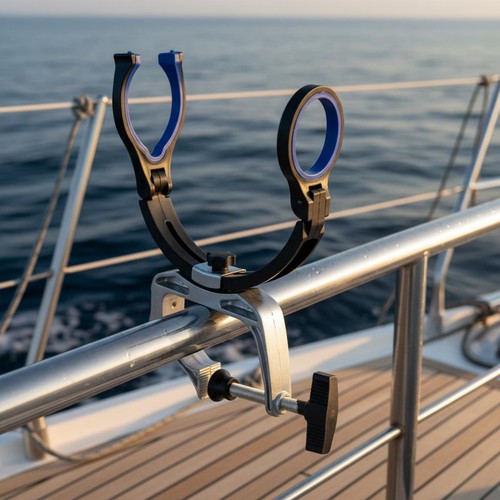 Support canne bateau - support, de