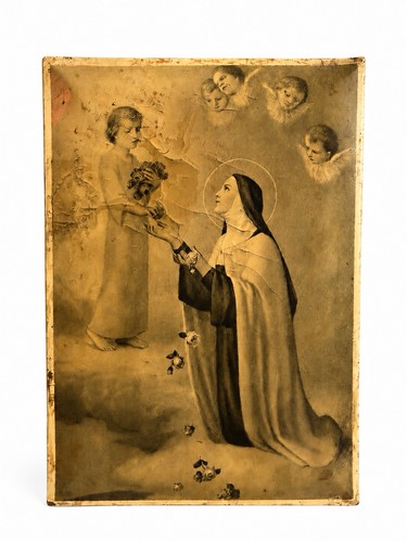 Ancienne image religieuse
