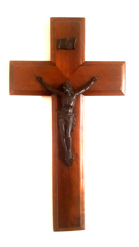 Grand crucifix croix - , bois