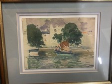 Peinture tableau bateau - peinture,
