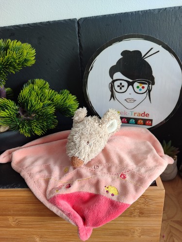 Doudou souris plate carré - doudou,