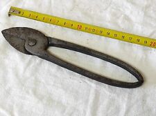 Outil à main ancienne Cisaille pour tôle en acier de 20 cm