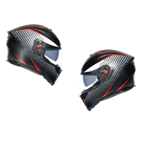 Casque moto intégral double - moto,