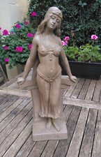 Statue en plâtre années 50  Salomé. statue  53 cm. TB état