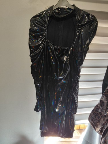 Robe vinyle holographique - robe,
