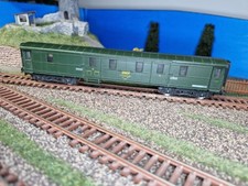 Voiture Voyageurs Fourgon Bagages Ex DRG Forestier SNCF Jouef 5123 ho