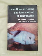 livre "Cichlidés africains des lacs malawi et tanganyaka"