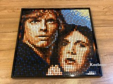 Lego ART Mosaic Star Wars Luke & Leia Skywalker portrait Own Customs 100% LEGO