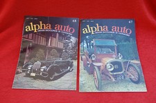 ALPHA AUTO encyclopédie de l'automobile N° 67 et 68 - année 1975