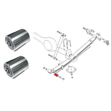 Silentblocs des ressort à lames arrières pour Mitsubishi L200 L300