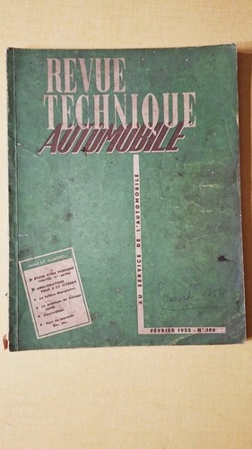 Revue technique automobile - revue,