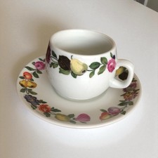 RARE Tasse Porcelaine Paris “4 Saisons” Motifs Floraux Vintage Collection