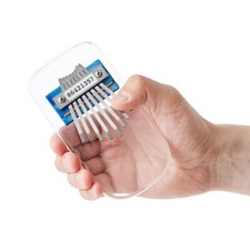 Kalimba PLEXI, (Acrylic) 8 notes, diatonique, fait main (Handmade in USA) -Ethno