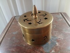 POT COUVERT ajouré étoile en LAITON - Pot-pourri boîte odorante ?
