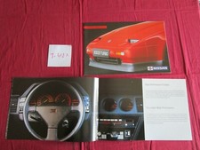 J.4127  / NISSAN 300 ZX turbo  catalogue suisse en français, deutsch,  2.1987
