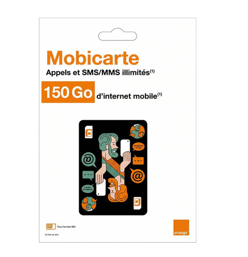 Recharge orange mobicarte 150 - mobicarte,