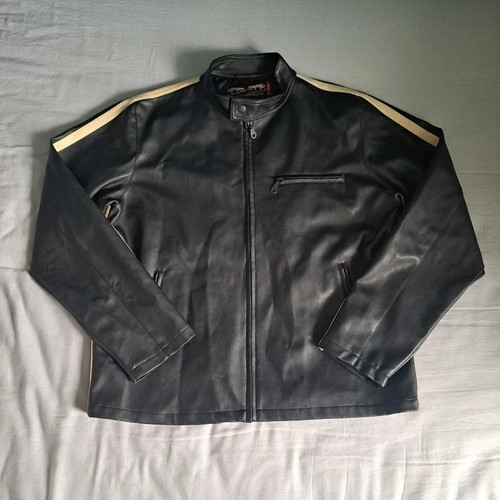 Veste style biker racer - biker, noir