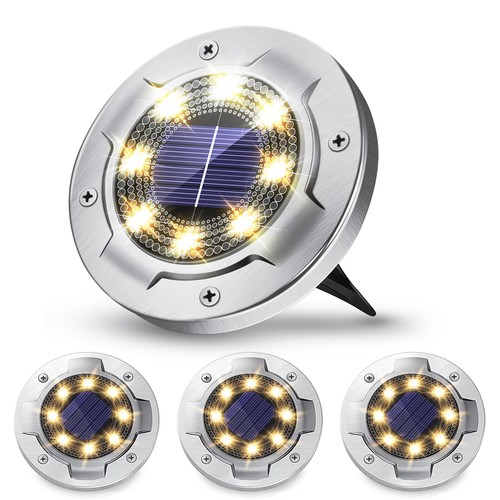 4pack solar ground lights - ground,