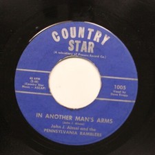 Entendre! Rockabilly 45 John J Alessi & Pennsylvania Ramblers - En Another Mans
