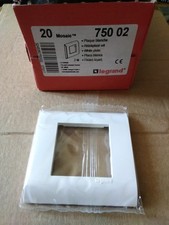 1 plaque blanche Mosaic 45