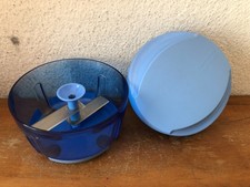 ⭕ TUPPERWARE TWISTER HACHOIR MANUEL bleu  TBE 300 ml *